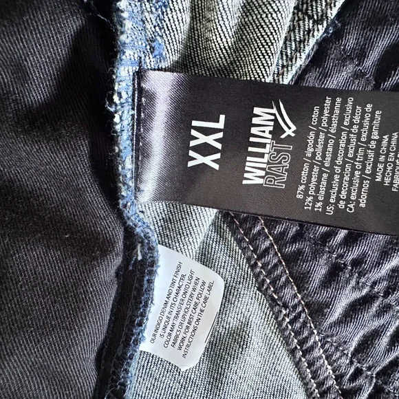 William Rast Men’s Denim Jacket - XXL  NWOT - Picture 10 of 15